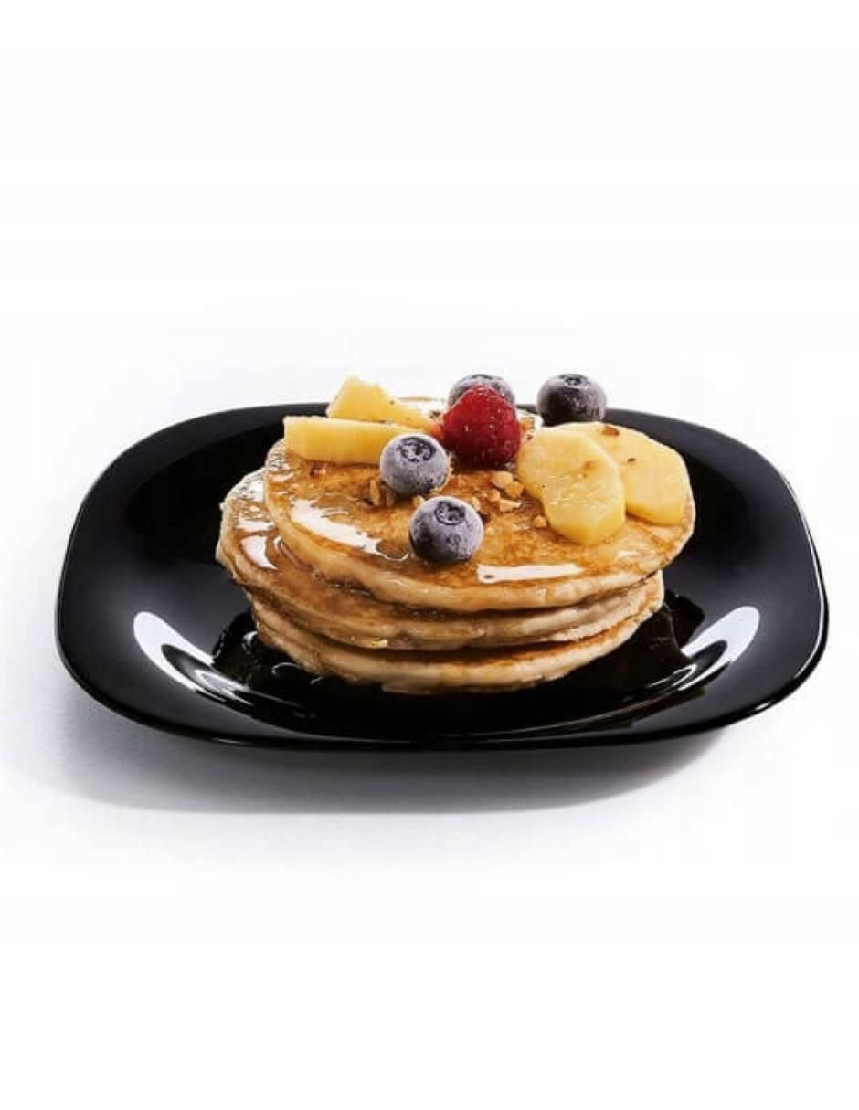 Plato postre luminarc carine "de" vidrio 24 piezas