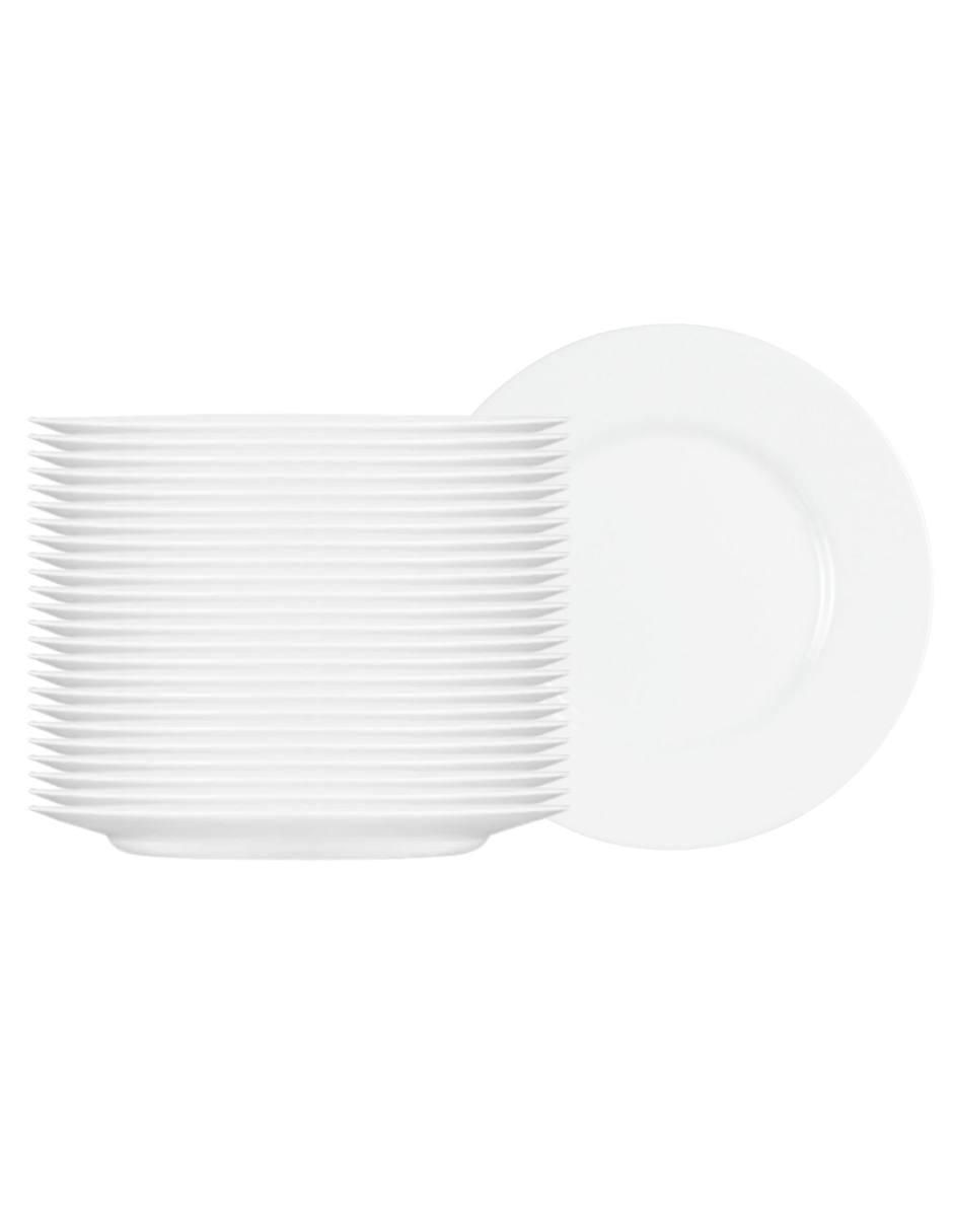 Set plato trinche Everyday de vidrio 24 piezas