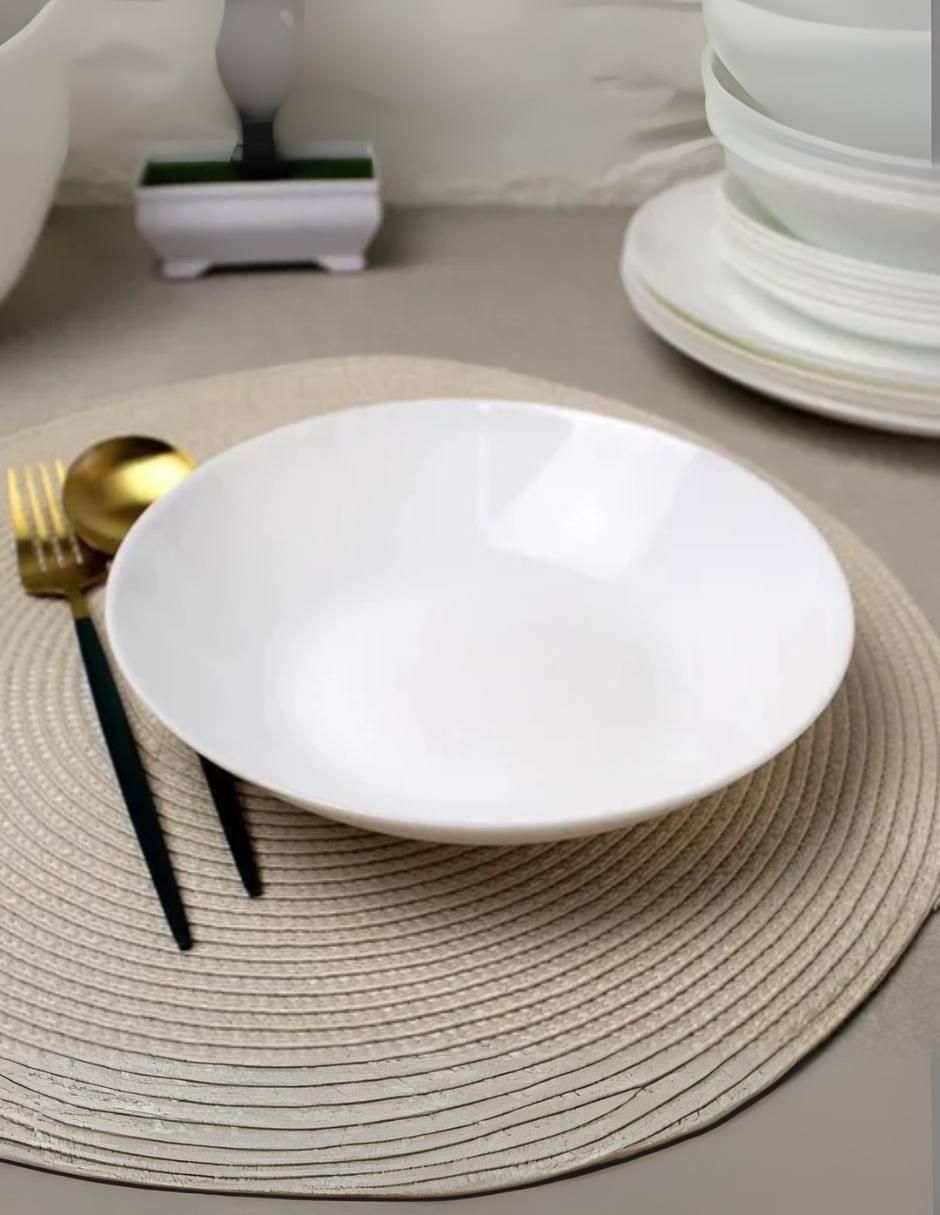 Set plato sopa Zelie de vidrio 24 piezas 2
