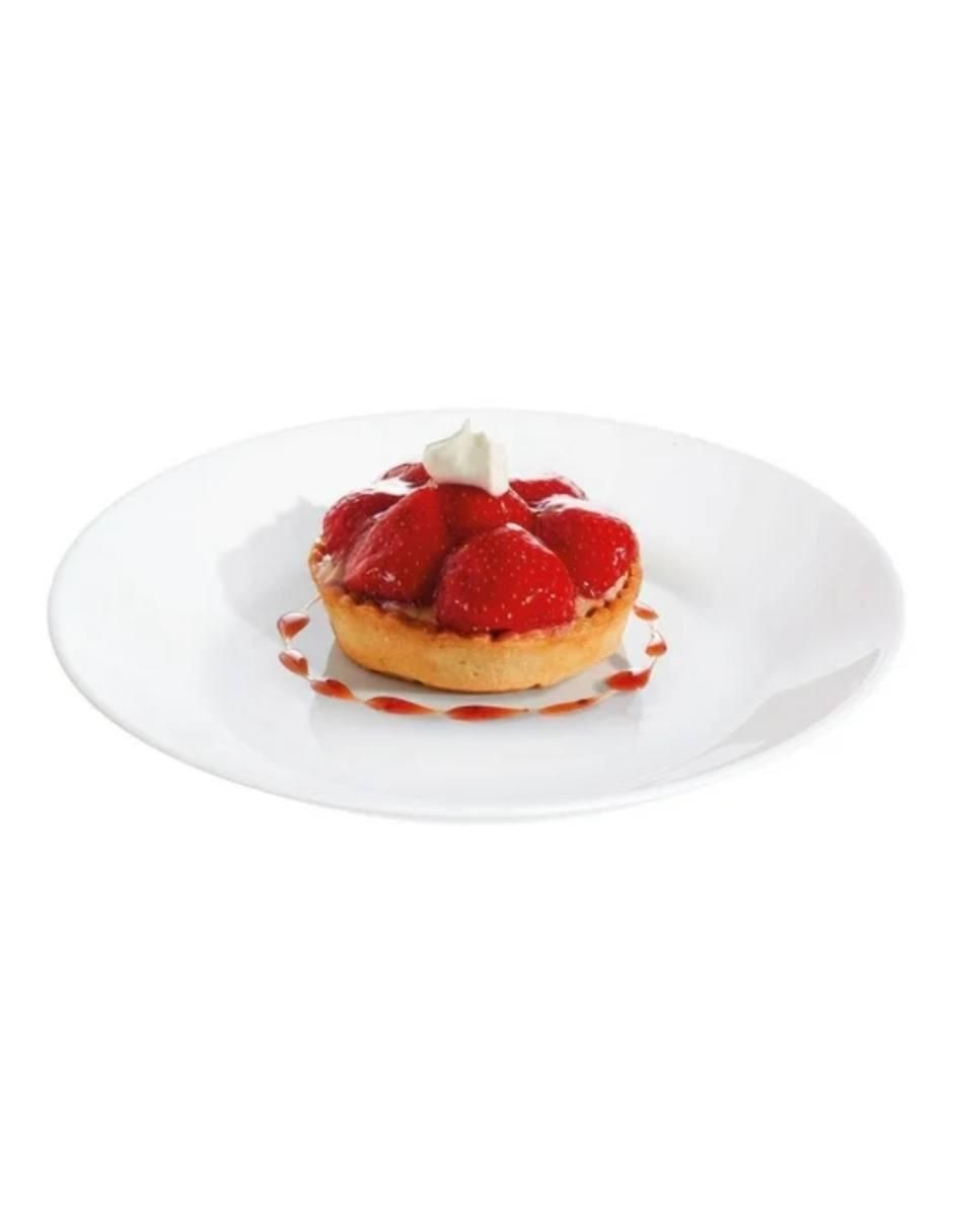 Set plato postre Zelie de vidrio 24 piezas 2