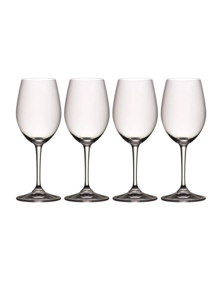 Set de copas para vino blanco Vivant de cristal 4 piezas Set de copas para vino blanco Vivant de cristal 4 piezas