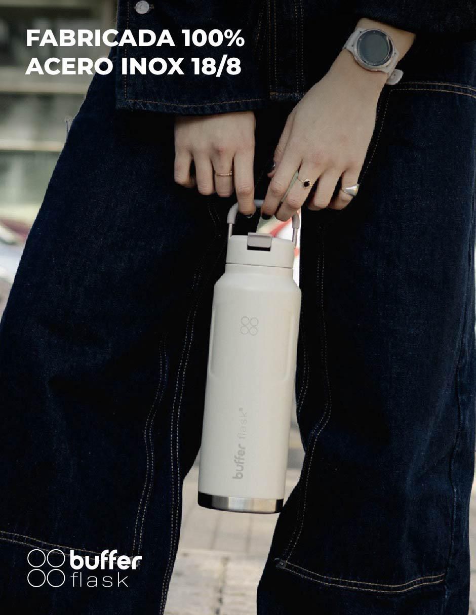 Termo Buffer de acero inoxidable Mallorca con tapa rosca 1 L 4