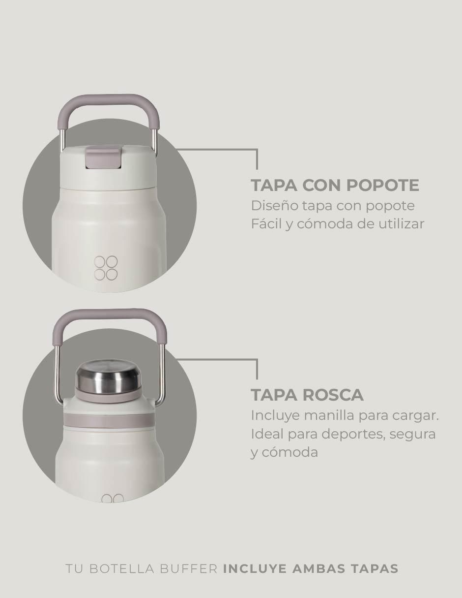 Termo Buffer de acero inoxidable Mallorca con tapa rosca 1 L 5