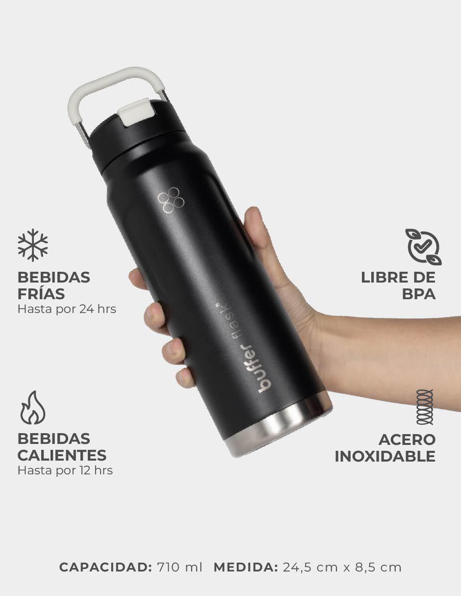 Termo buffer "de" acero inoxidable mallorca 710 ml "con tapa" rosca 710 ml