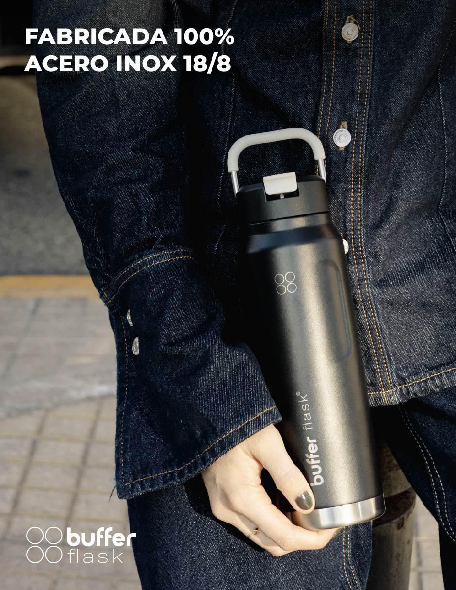 Termo buffer "de" acero inoxidable mallorca 710 ml "con tapa" rosca 710 ml