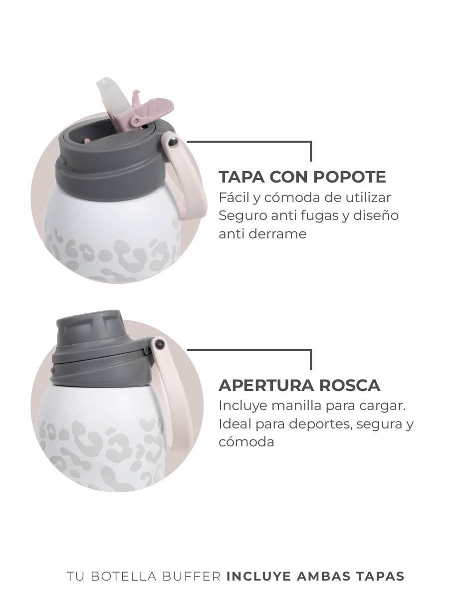Termo buffer "de" acero inoxidable capri "con tapa" rosca 1 l