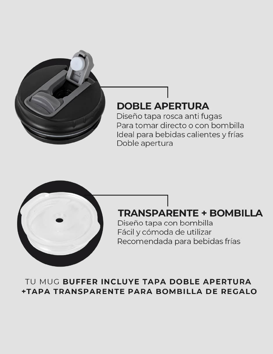 Termo buffer "de" acero inoxidable sin familia o colección "con tapa" rosca 1 l