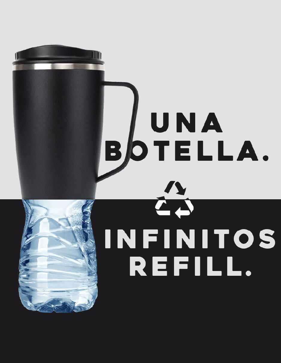 Termo buffer "de" acero inoxidable sin familia o colección "con tapa" rosca 1 l