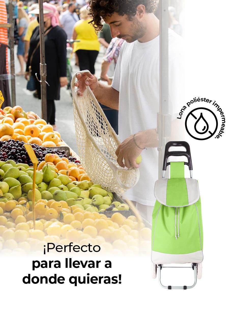 Carro de compras áreas múltiples poliéster 4
