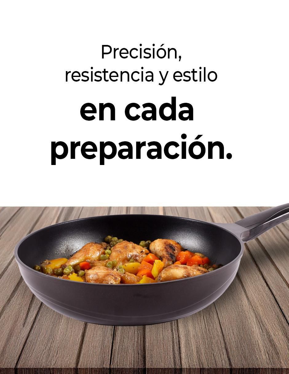 Sartén Premium de aluminio anodizado 2