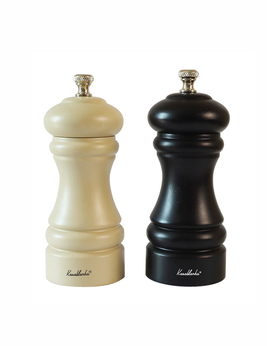 Set salero y pimentero Legna de madera