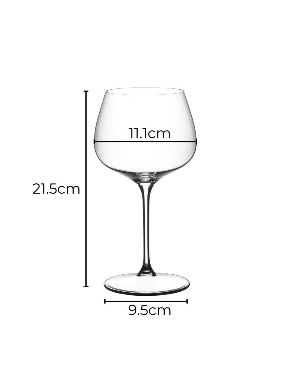 Set de copas para gin Grape de cristal 2 piezas 5