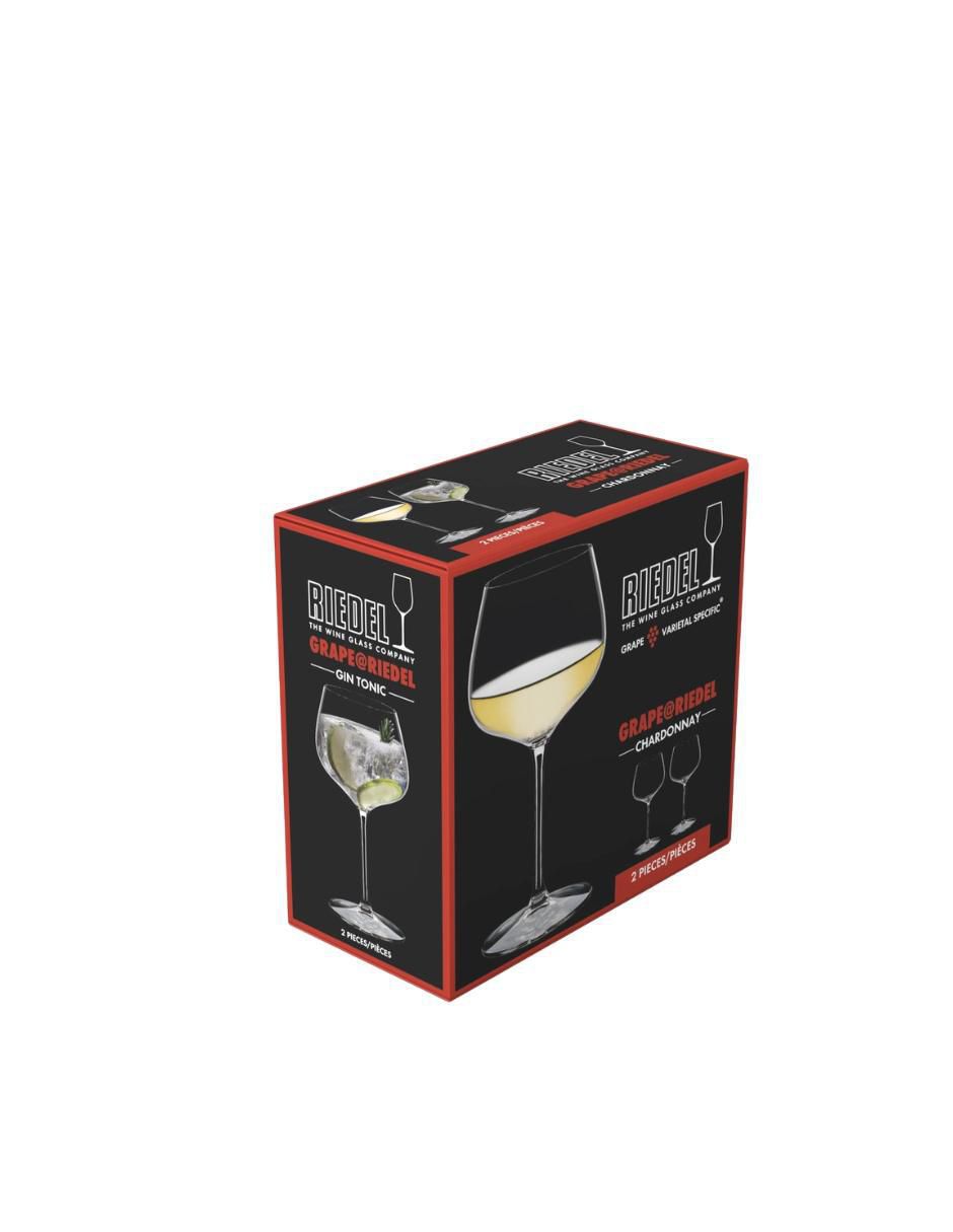 Set de copas para gin Grape de cristal 2 piezas 4