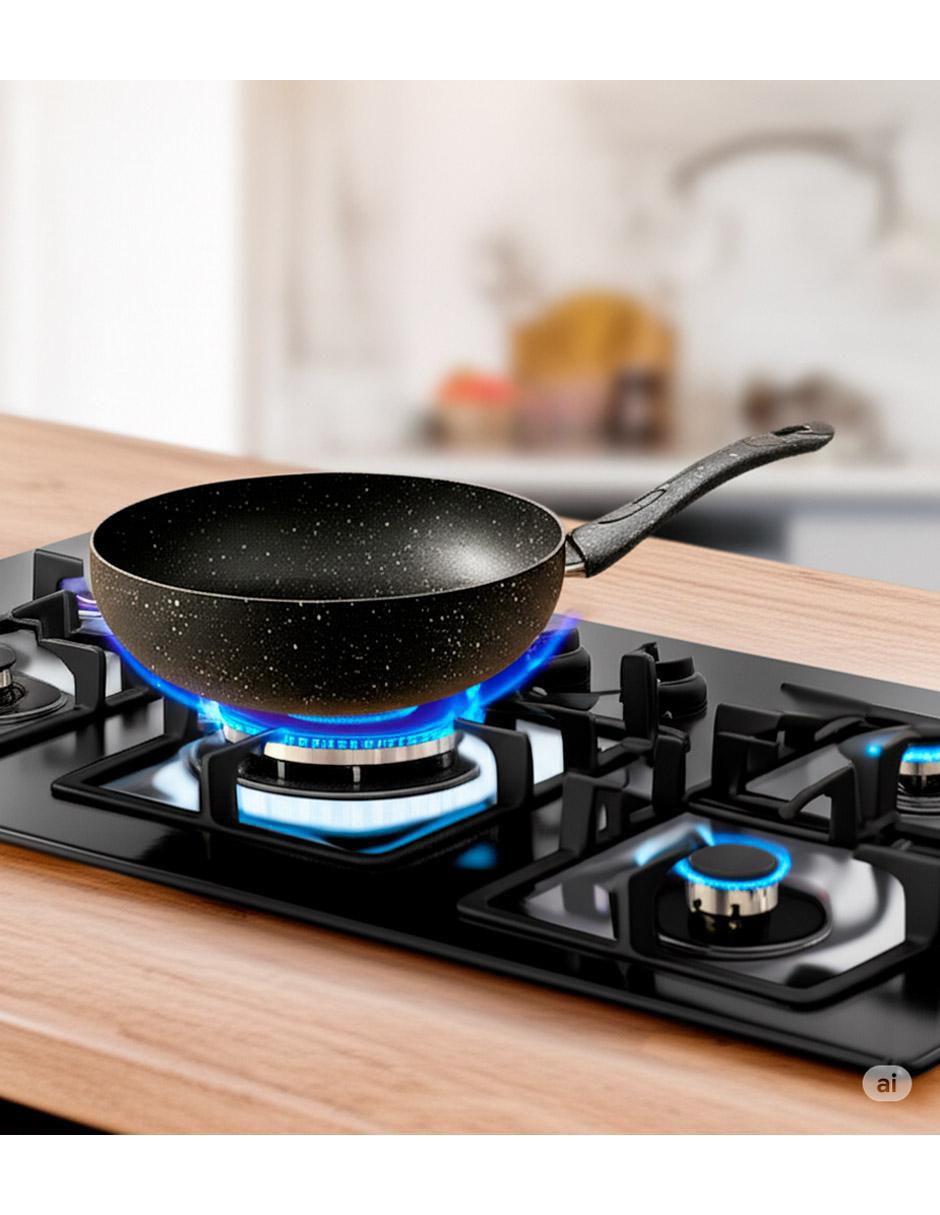 Sartén Wok de aluminio 7