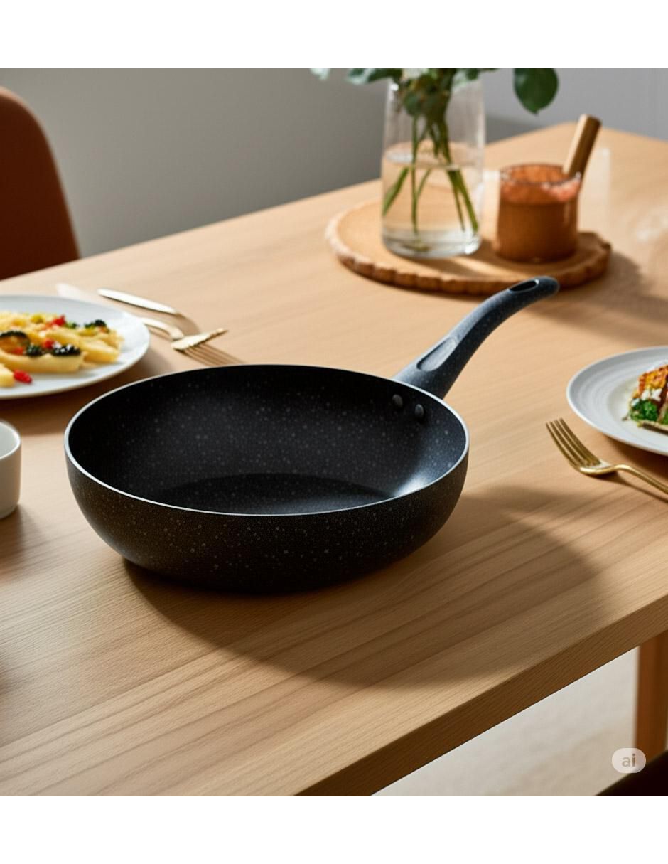 Sartén Wok de aluminio 8