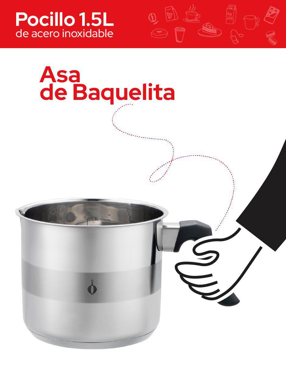 Pocillo de acero inoxidable 3