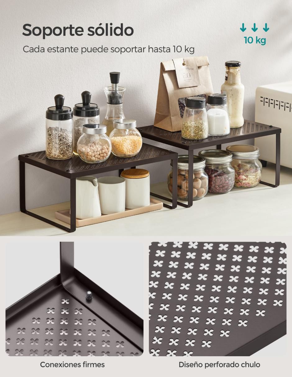 Estante de acero Bystro MKCS01BR 2