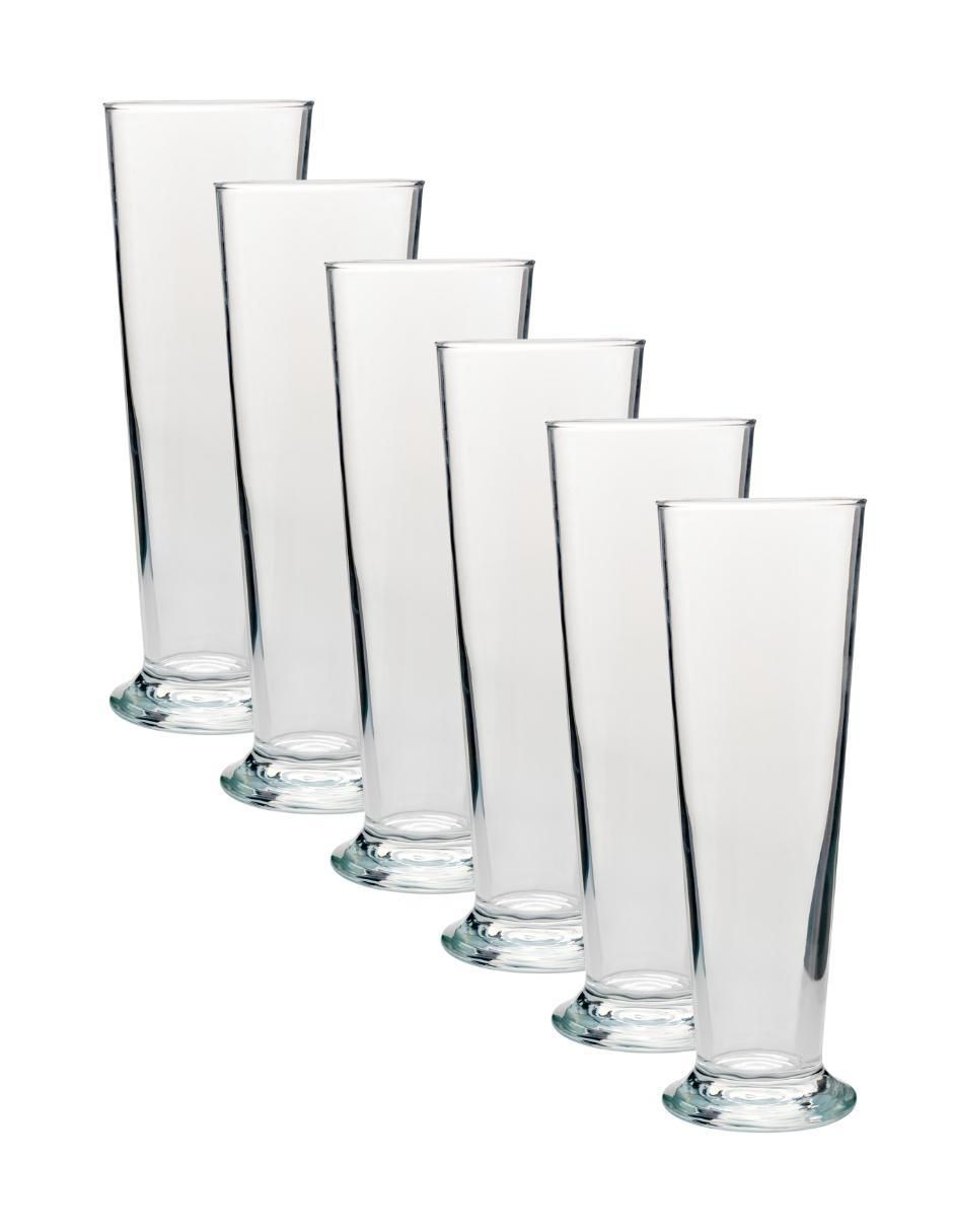 Set de vasos para cerveza Linz de vidrio con 6 piezas