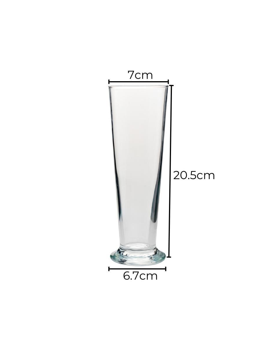 Set de vasos para cerveza Linz  de vidrio con 6 piezas 4