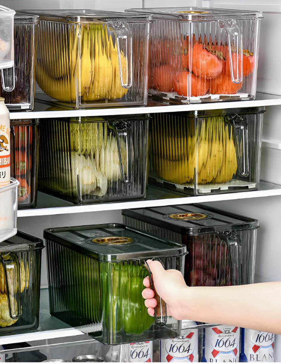 Organizador para refrigerador de plástico 2