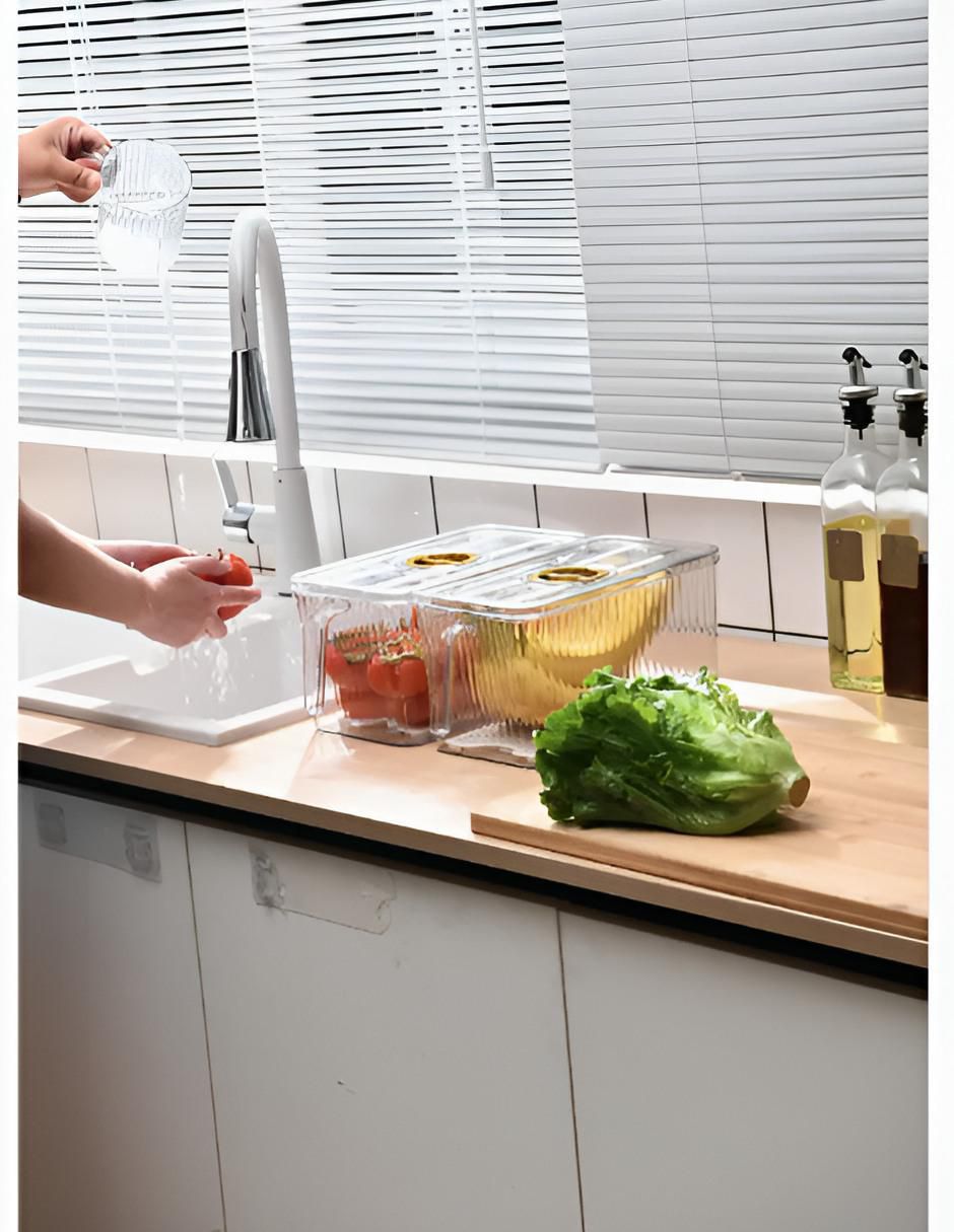 Organizador para refrigerador de plástico 3