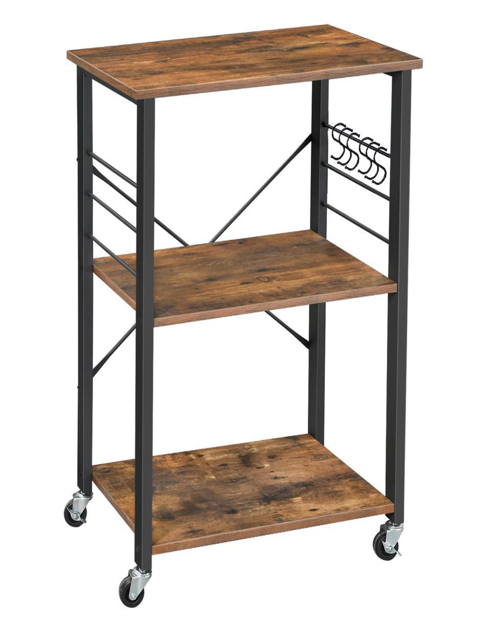 Estante de madera con metal Bellita mkks60xv1