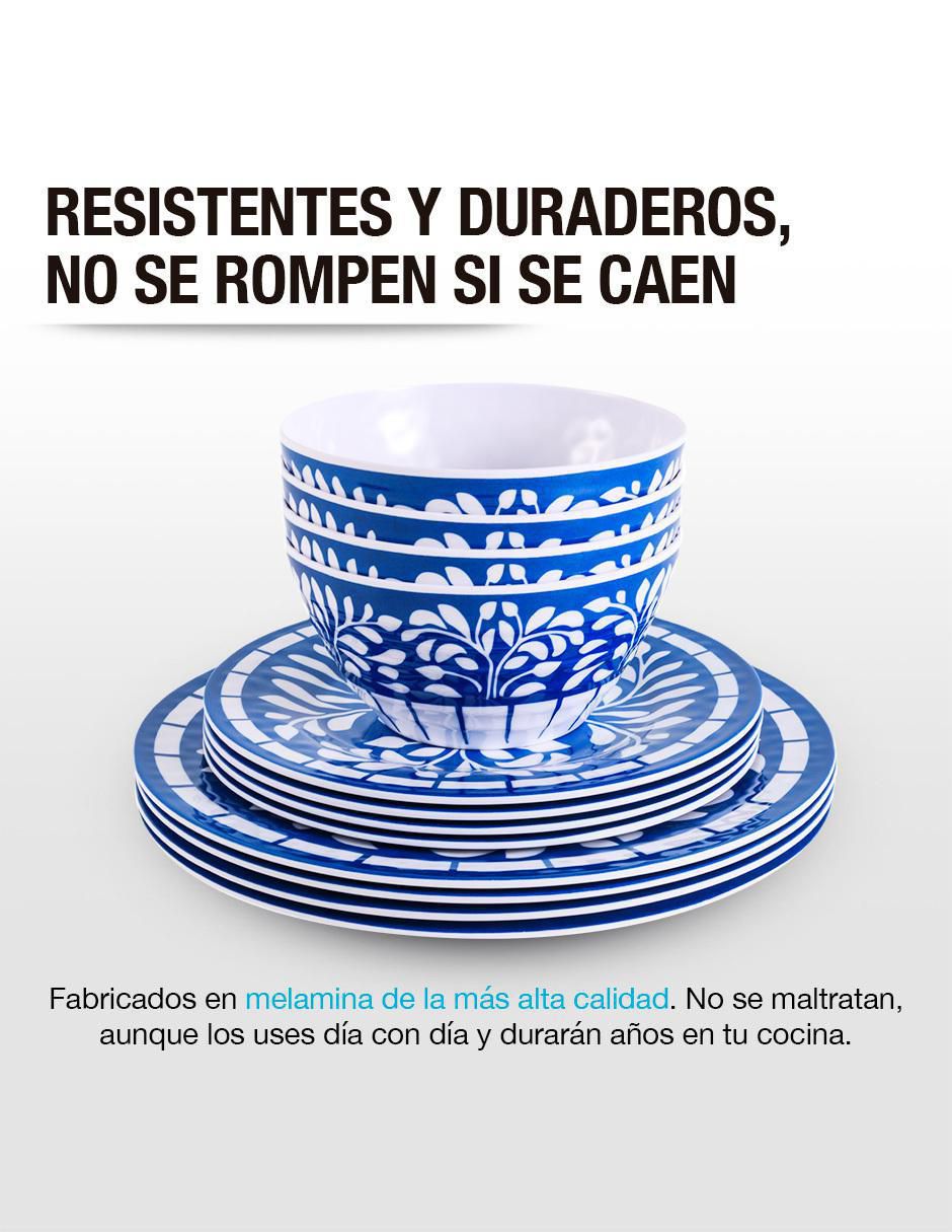 Vajilla cerrada de melamina para 4 personas 3