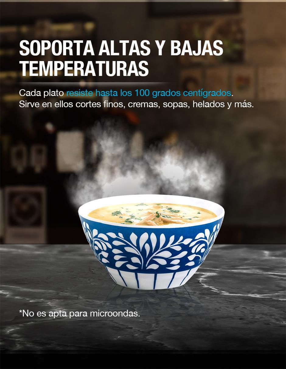 Vajilla cerrada de melamina para 4 personas 4