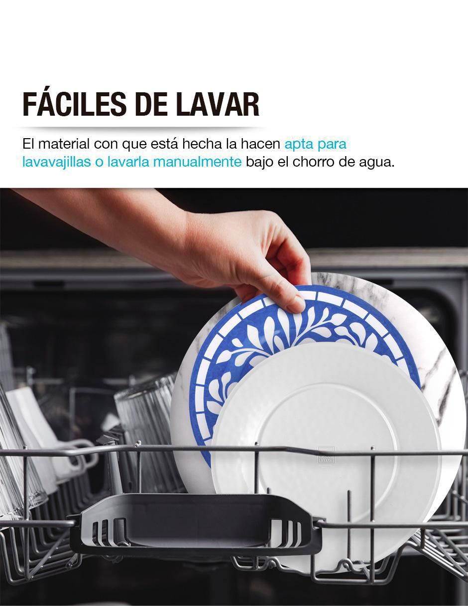 Vajilla cerrada de melamina para 4 personas 5