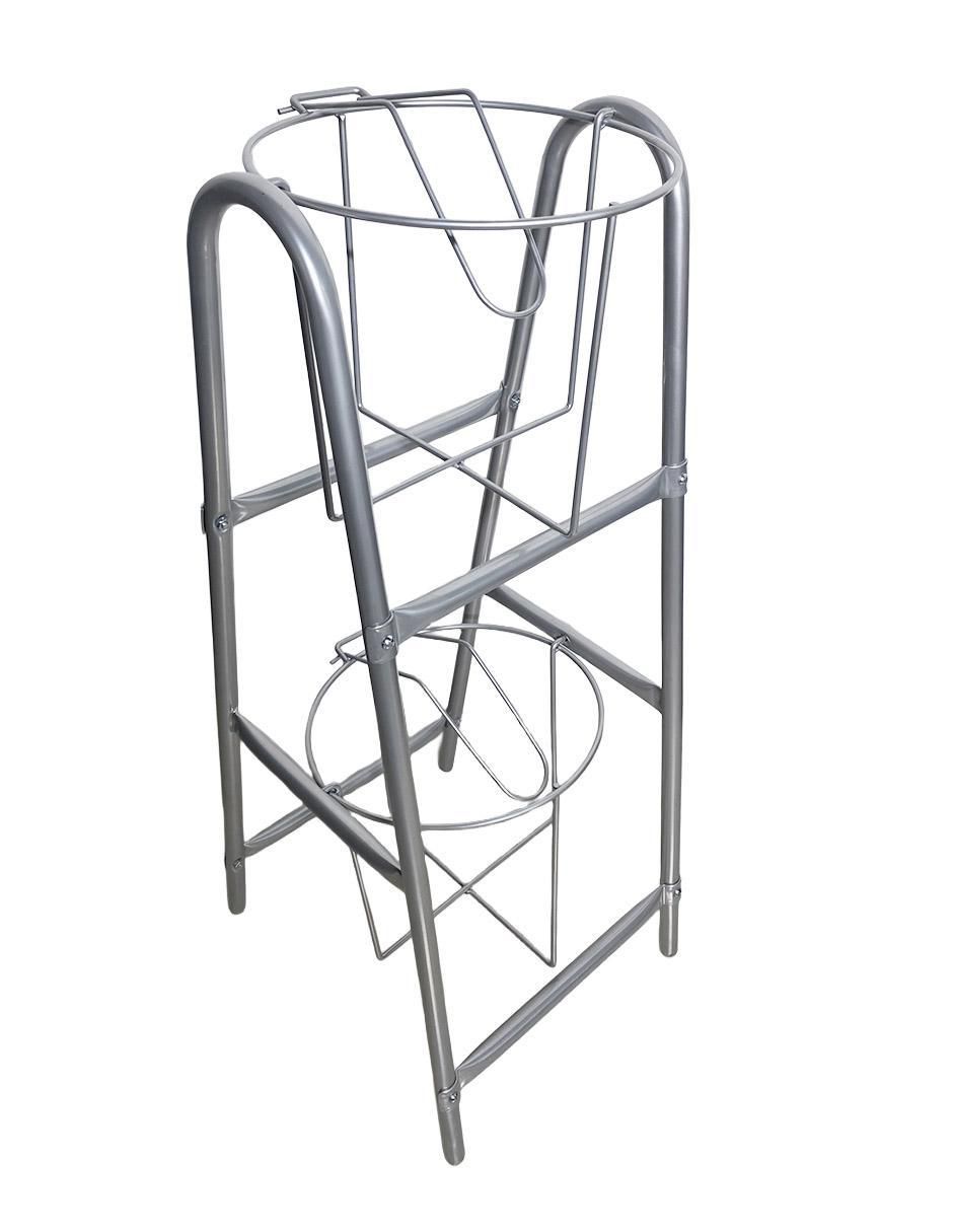 Porta garrafón doble de acero inoxidable 5