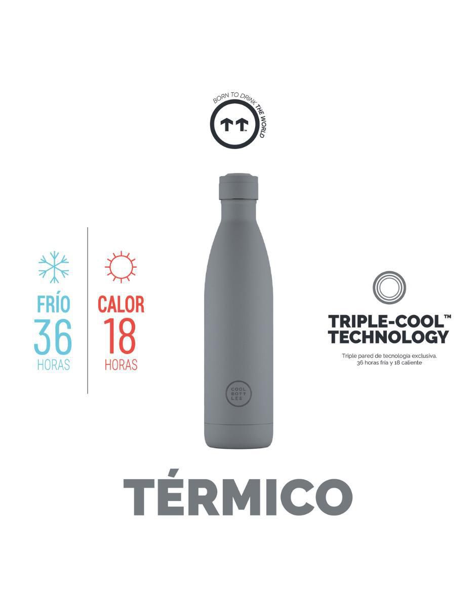 Termo de acero inoxidable Coolors con tapa rosca 2