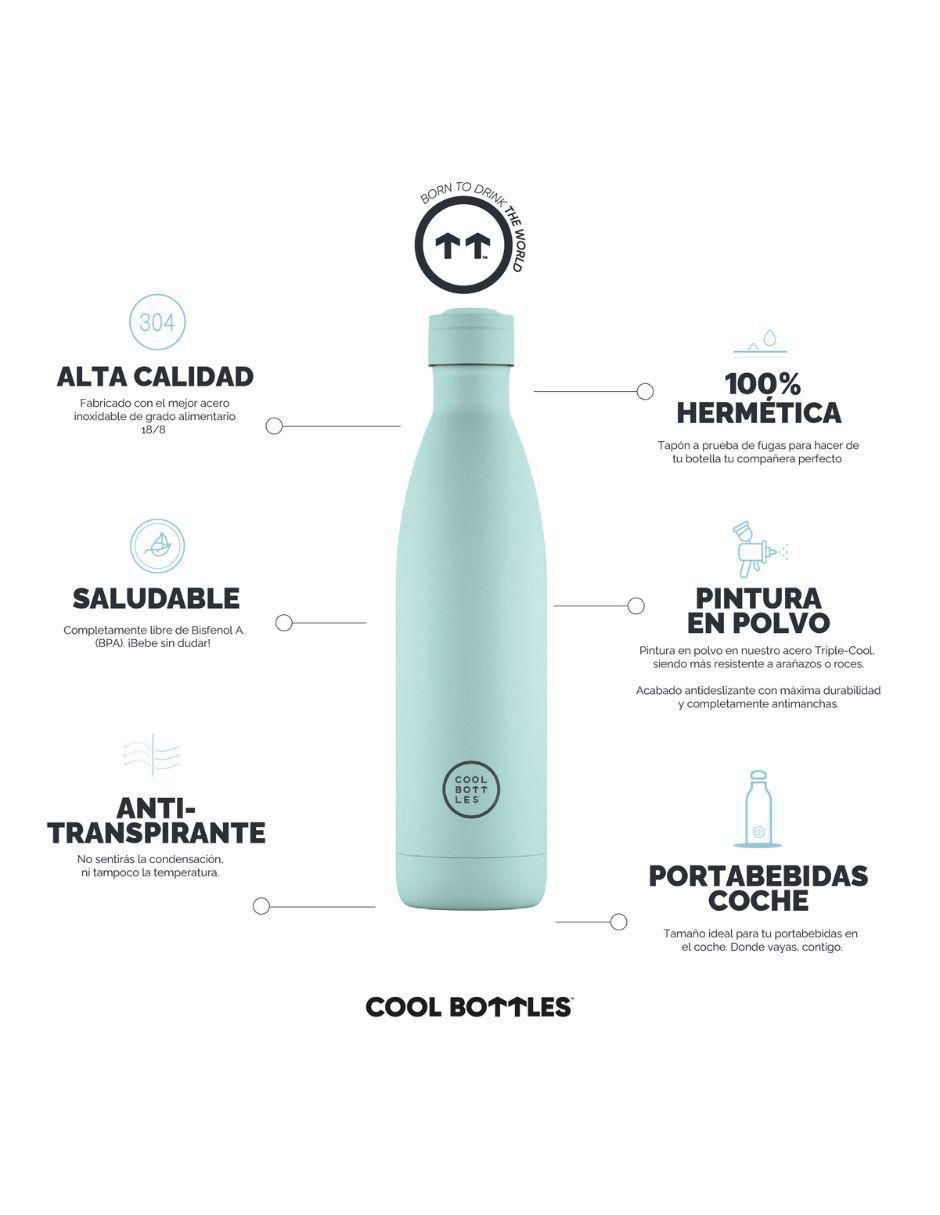 Termo de acero inoxidable Coolors con tapa rosca 3