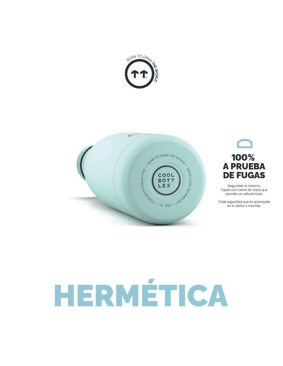 Termo de acero inoxidable Coolors con tapa rosca 4