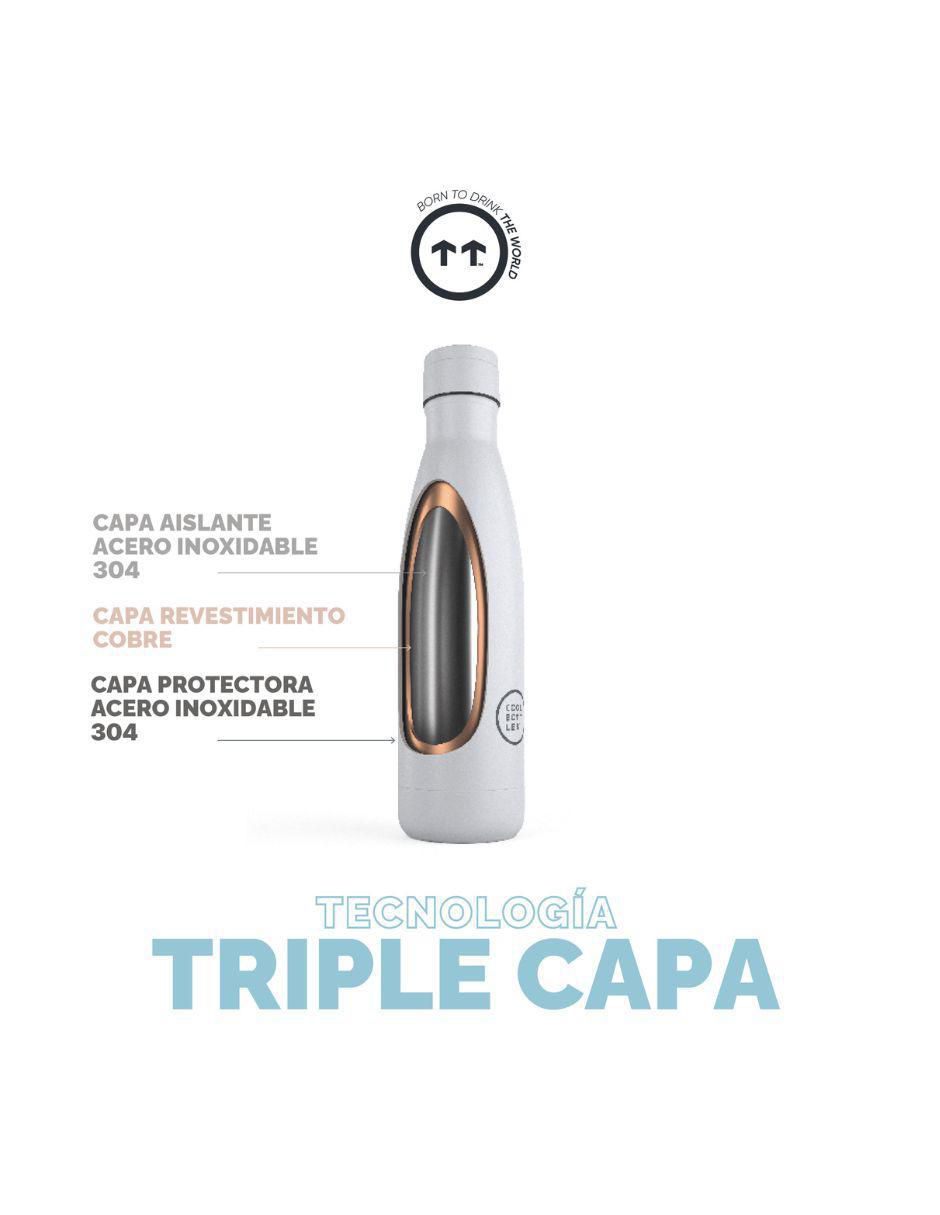 Termo de acero inoxidable Coolors con tapa rosca 5