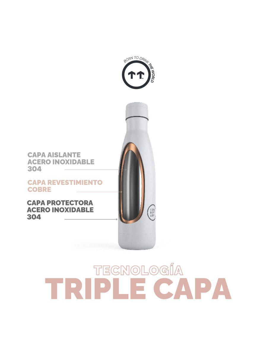 Termo de acero inoxidable Coolors con tapa rosca 750 ml 5