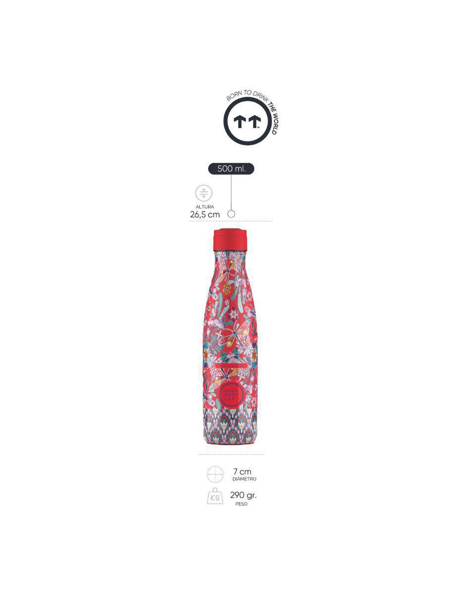 Termo de acero inoxidable Dragonfly Paradise con tapa rosca 500 ml 7