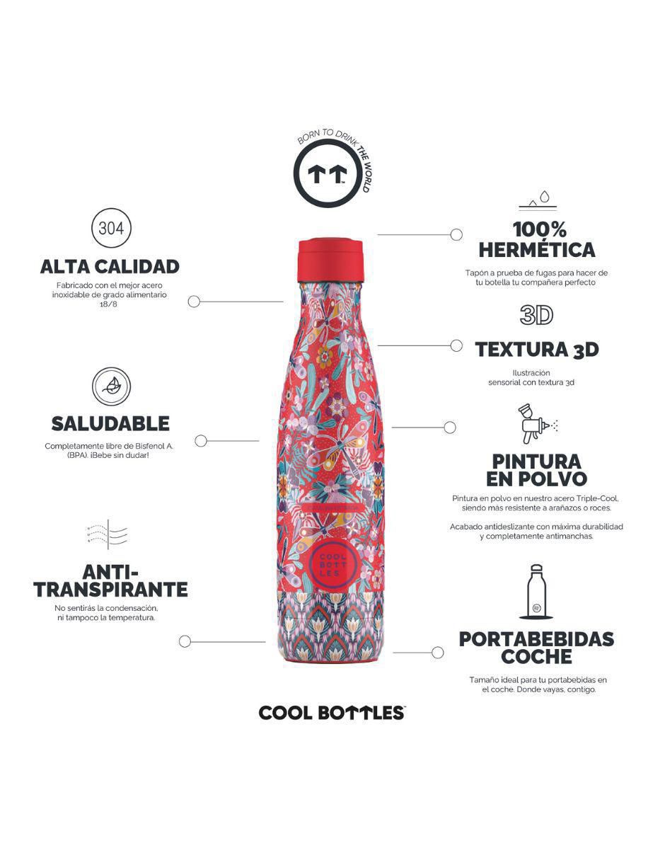 Termo de acero inoxidable Dragonfly Paradise con tapa rosca 500 ml 3