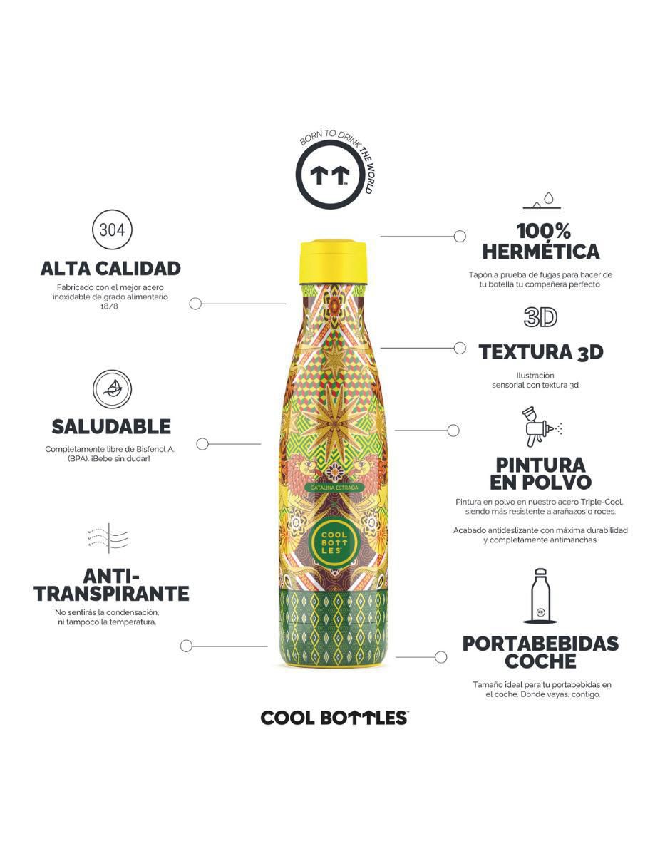 Termo de acero inoxidable Mystical Lions con tapa rosca 500 ml 3