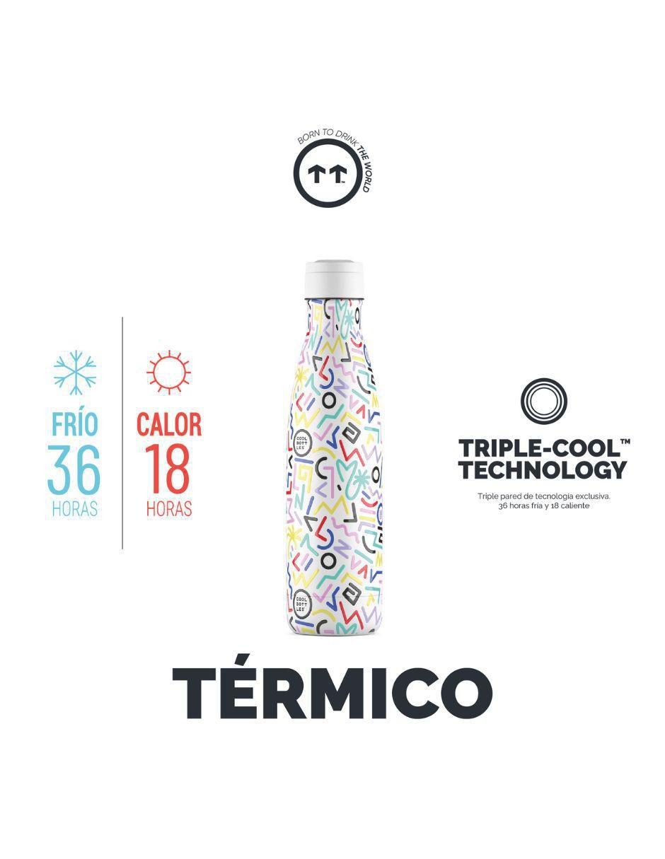 Termo de acero inoxidable Allegra con tapa rosca 500 ml 2