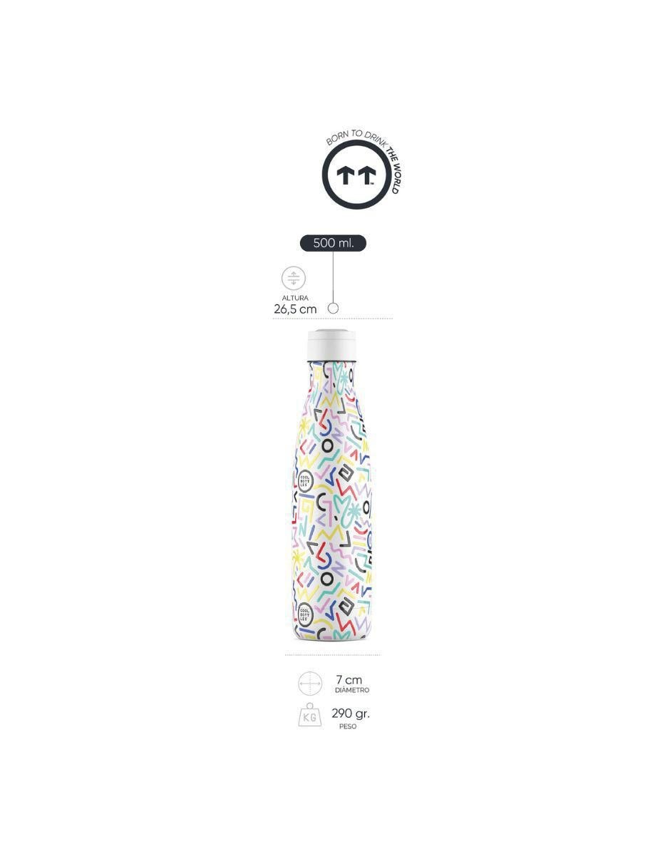 Termo de acero inoxidable Allegra con tapa rosca 500 ml 7