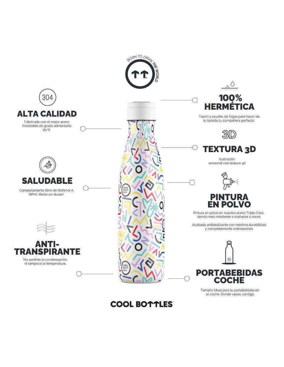 Termo de acero inoxidable Allegra con tapa rosca 500 ml 3