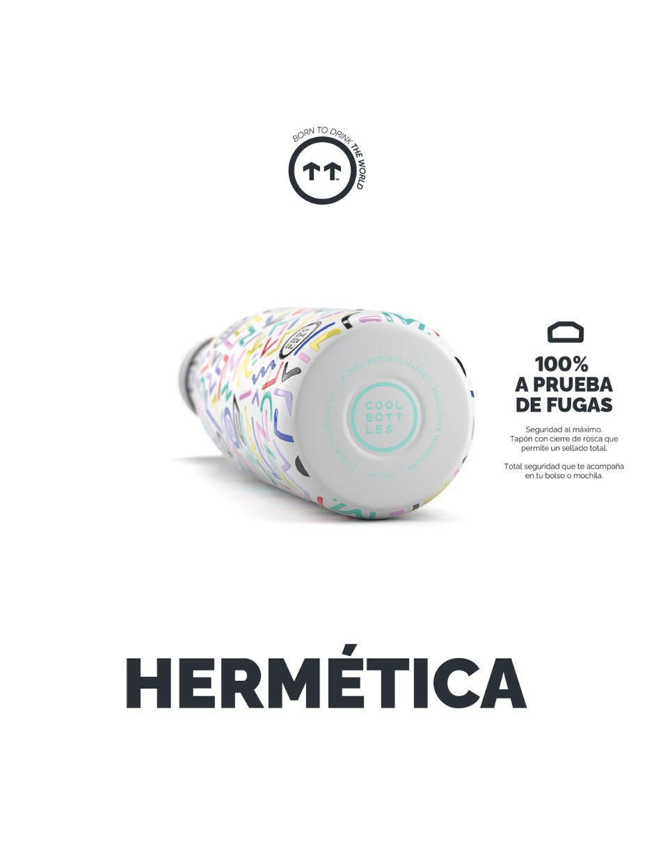 Termo de acero inoxidable Allegra con tapa rosca 500 ml 4