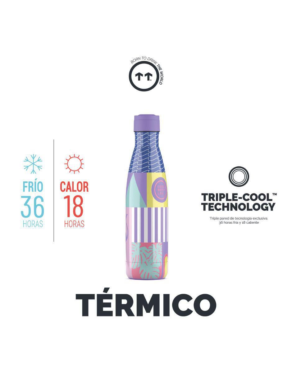 Termo de acero inoxidable René con tapa rosca 500 ml 2
