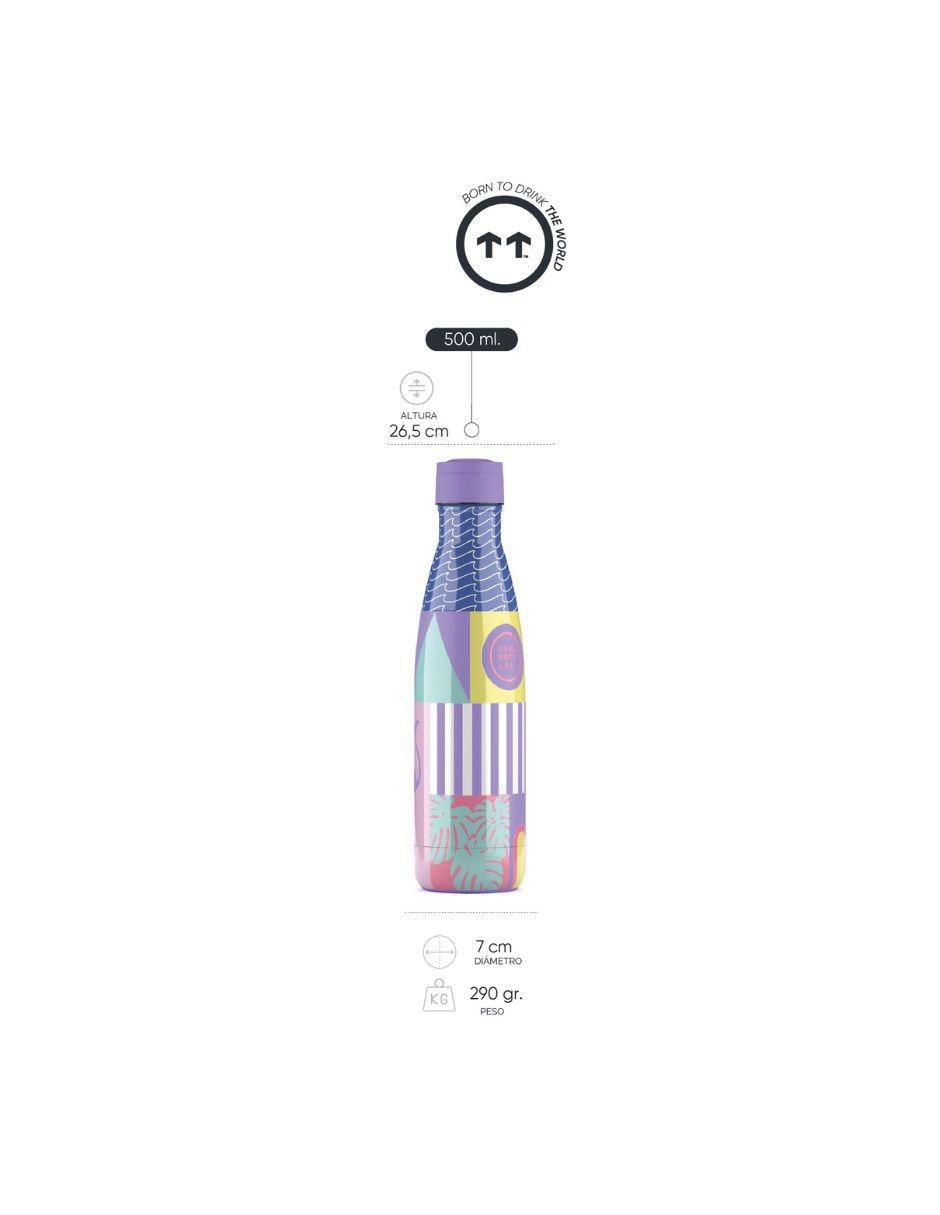 Termo de acero inoxidable René con tapa rosca 500 ml 7