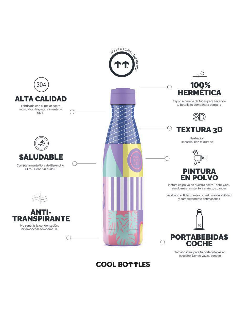 Termo de acero inoxidable René con tapa rosca 500 ml 3