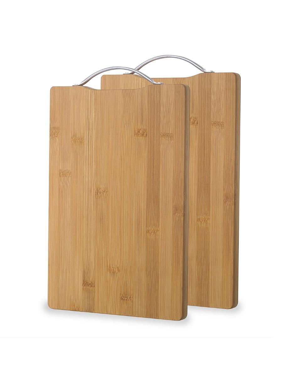 Set tabla para picar de madera