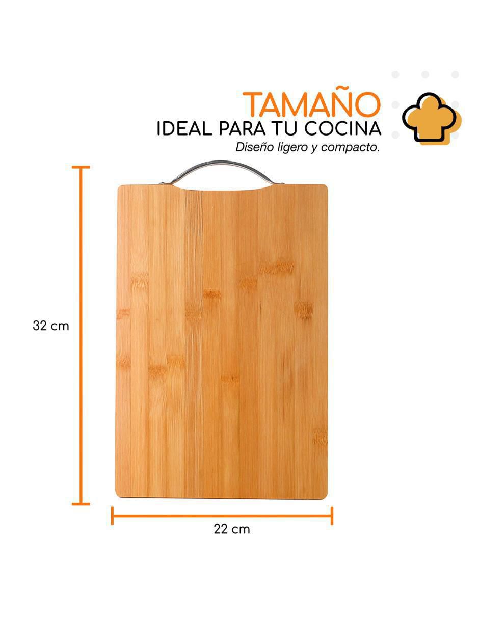 Set tabla para picar de madera 6