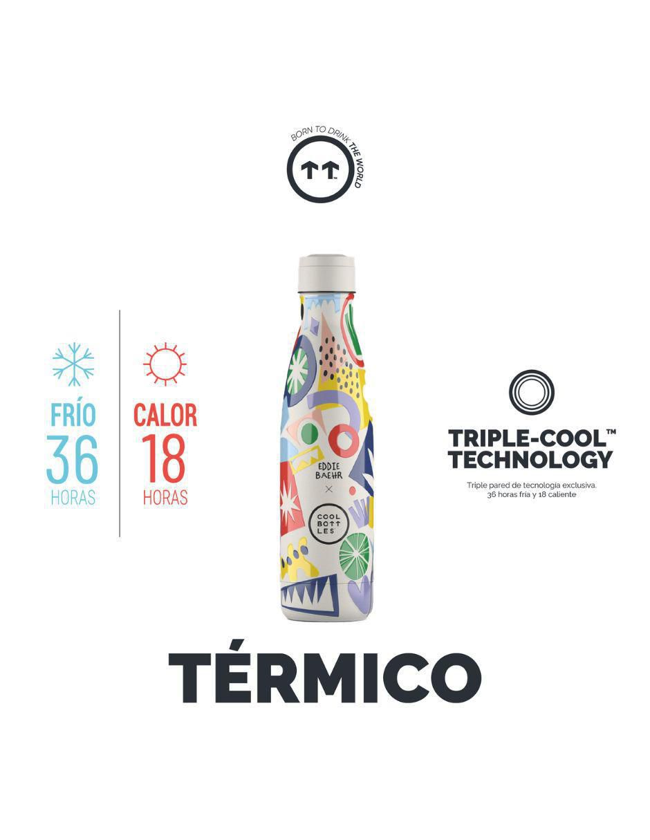 Set termo de acero inoxidable Eddie Baehr - Electric Garden con tapa rosca 500 ml 2