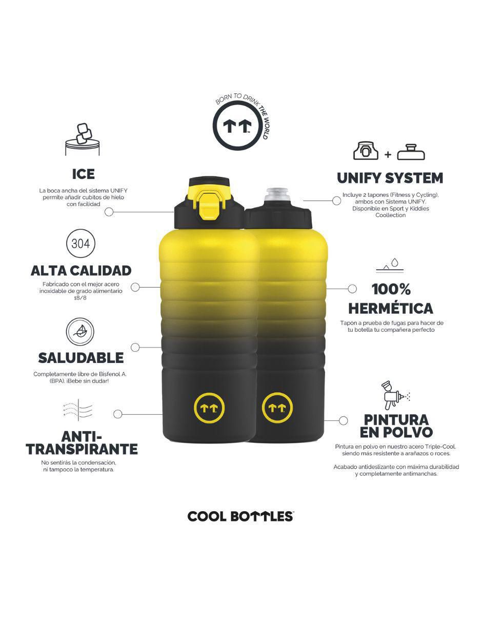 Termo de acero inoxidable Sport Tokyo con tapa rosca 950 ml 5