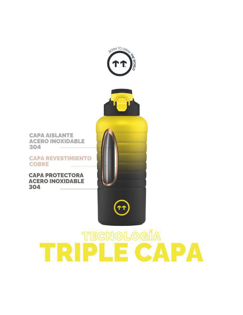 Termo de acero inoxidable Sport Tokyo con tapa rosca 950 ml 6